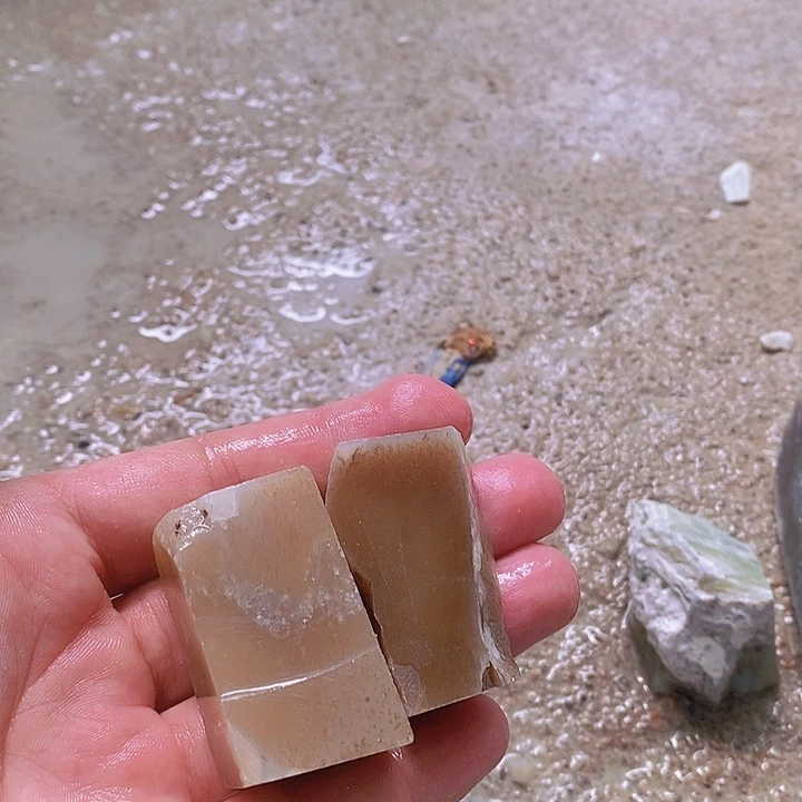 手链未镶嵌和田玉（糖玉）