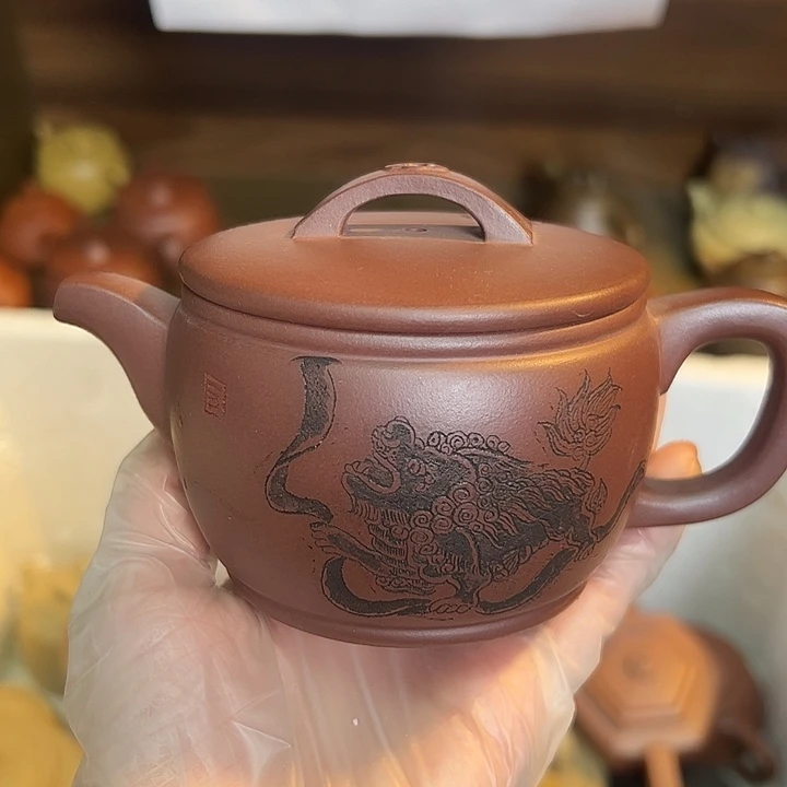 紫砂茶壶宜兴紫砂壶紫泥