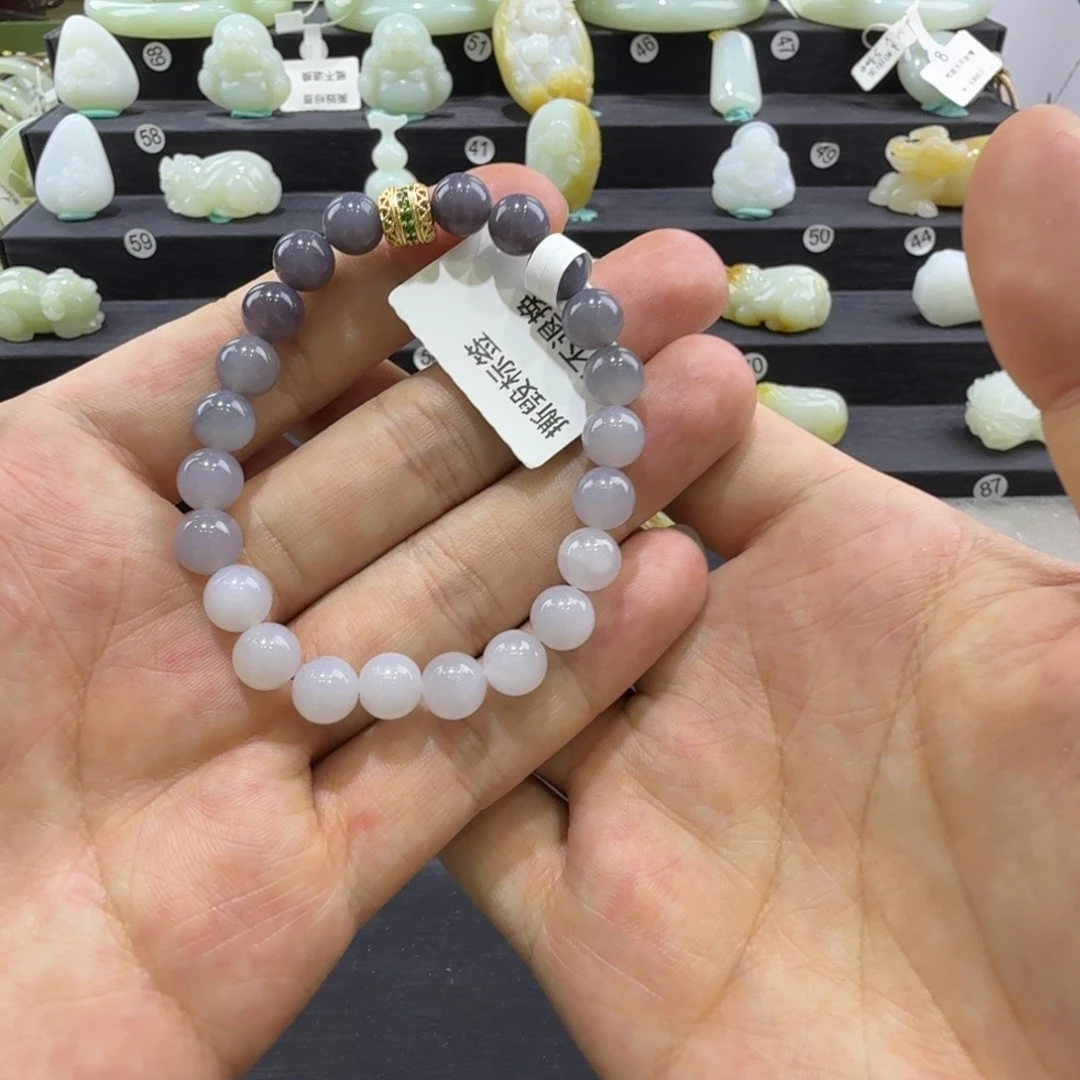 和田玉合金手串新疆和田玉手串卡8