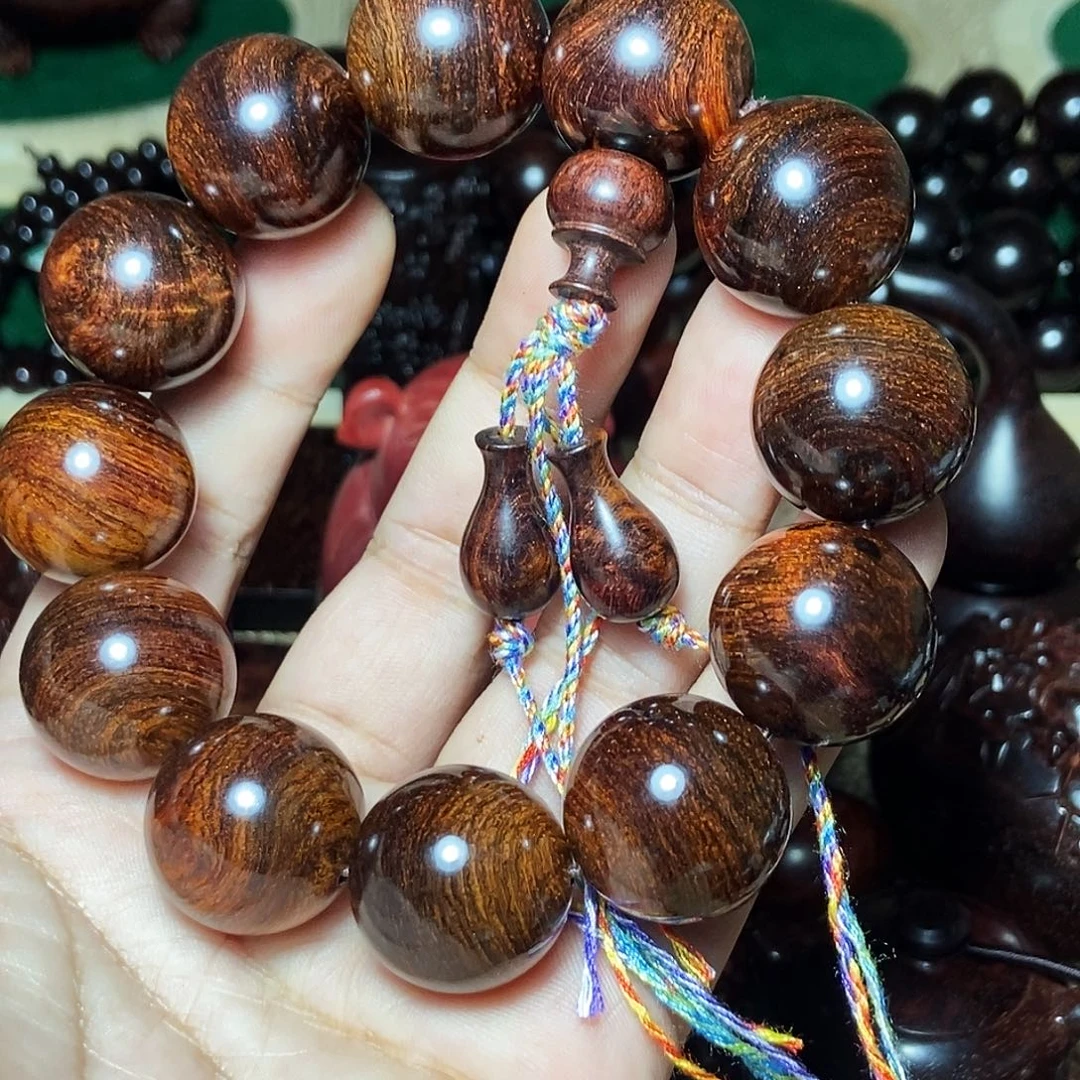 冬***天黄花梨/降香黄檀手串/手链2.0紫油梨