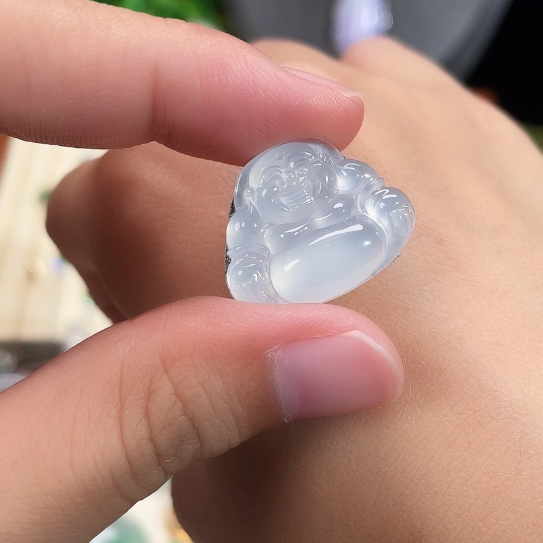 散珠翡翠白冰佛公