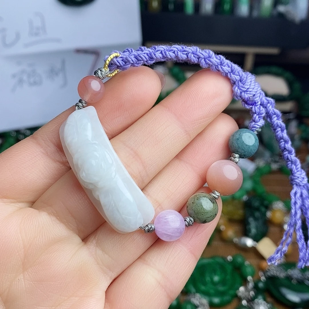 翡翠未镶嵌手链29