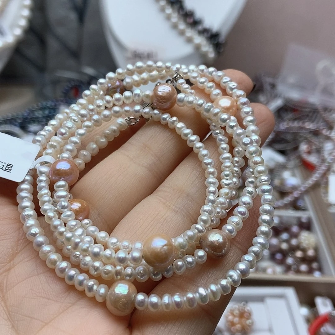 颈饰未镶嵌淡水珍珠108号