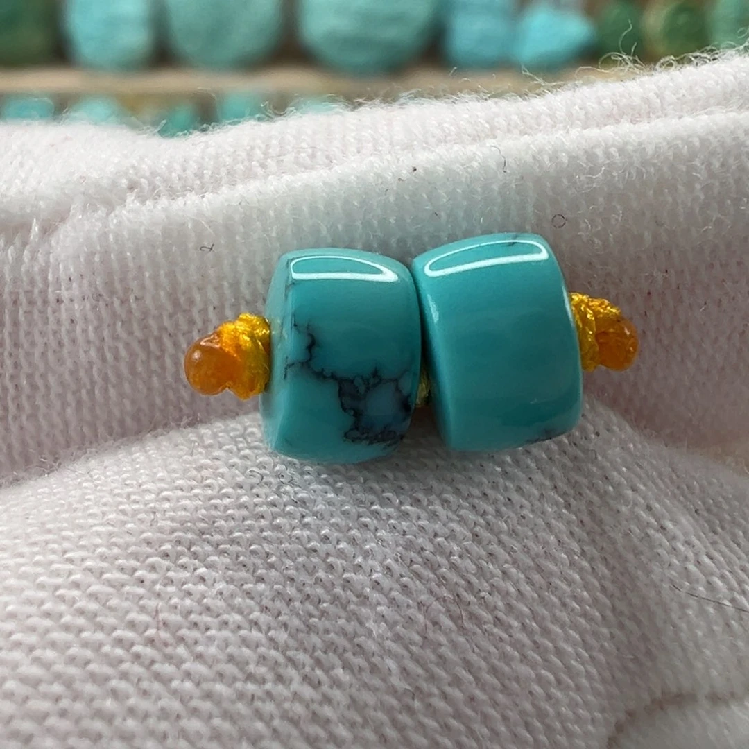 未镶嵌绿松石配饰6.3mm