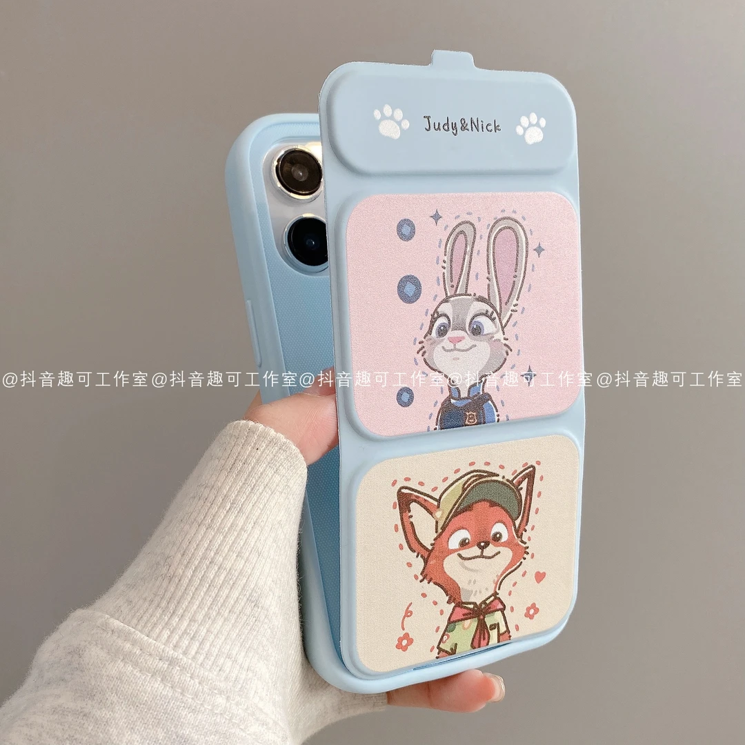 翻盖支架适用iphone17promax苹果16手机壳15/14/13/12华为潮尼克