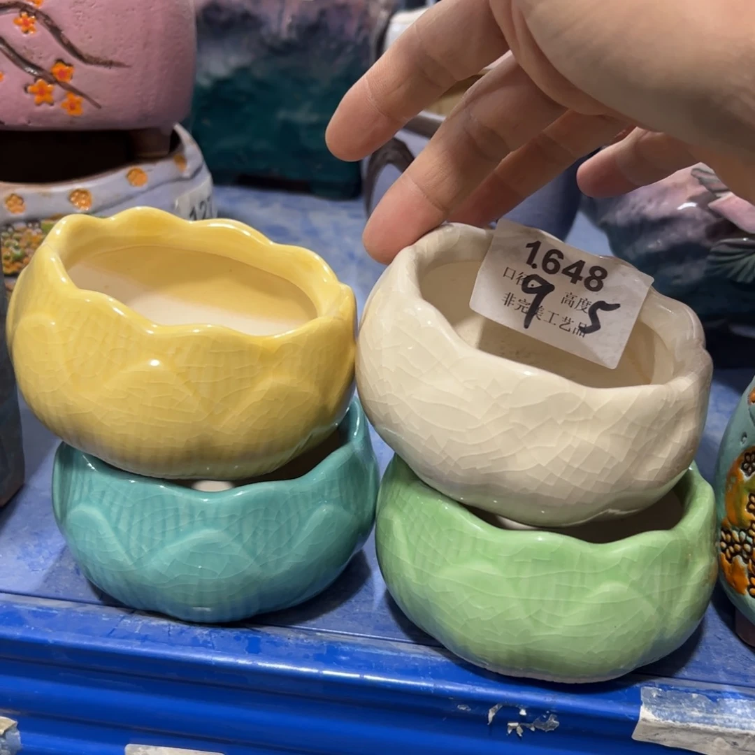 陶瓷陶瓷多肉花盆@@1648
