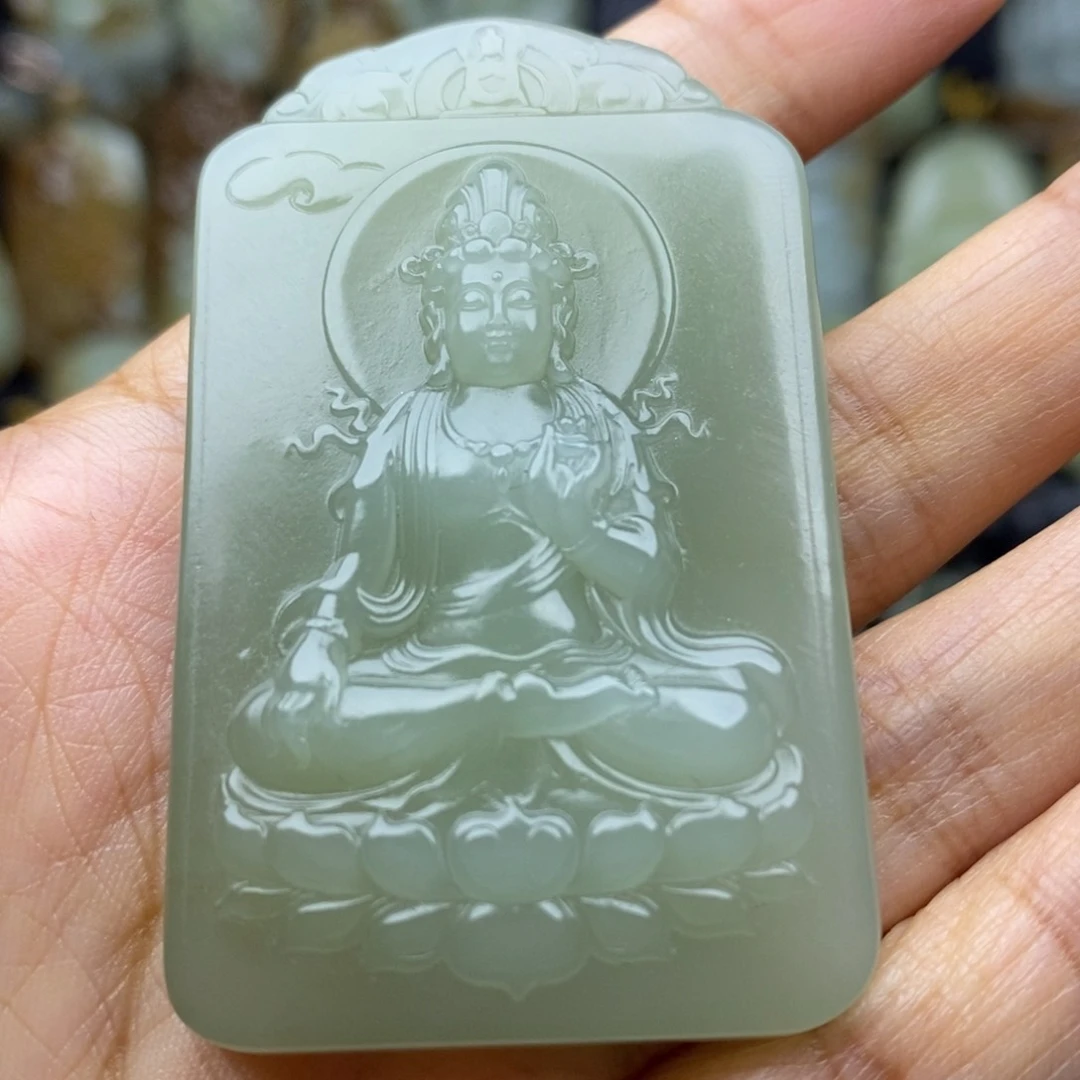 和田玉（糖玉）未镶嵌颈饰