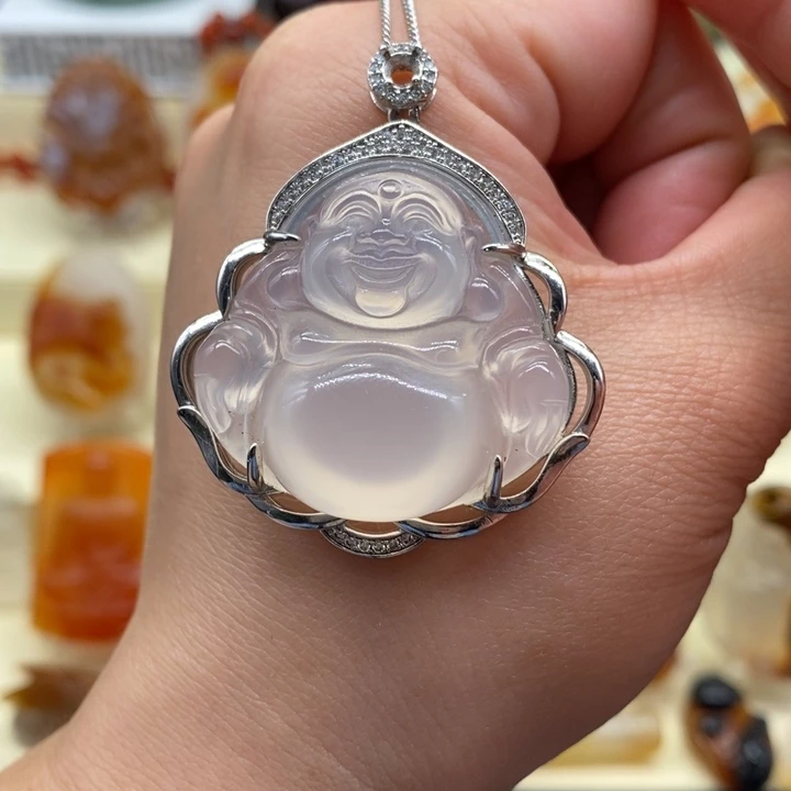 玛瑙/玉髓合金颈饰