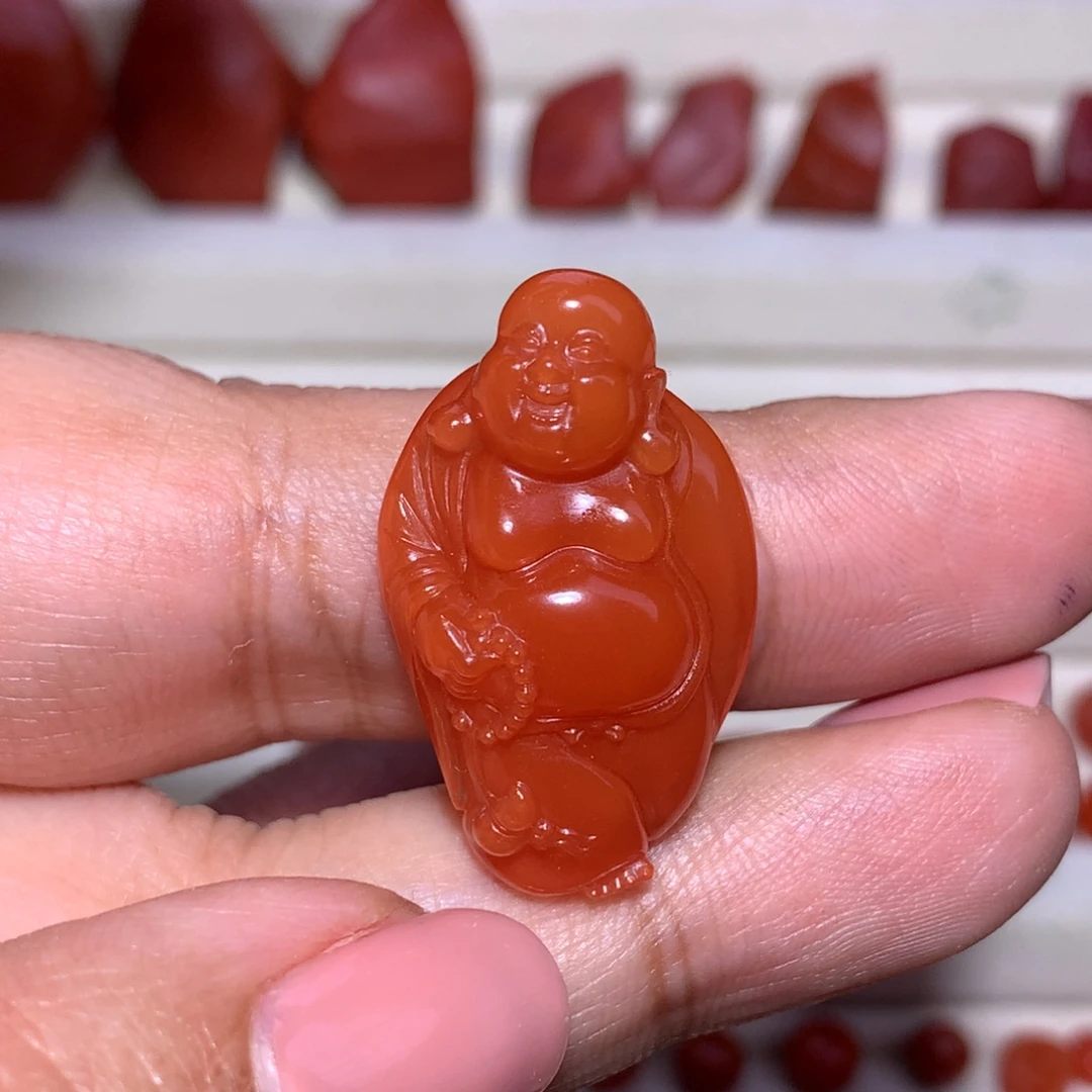 逸***溪南红玛瑙未镶嵌佛公