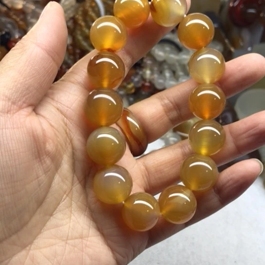 玛瑙/玉髓手链未镶嵌皓***?