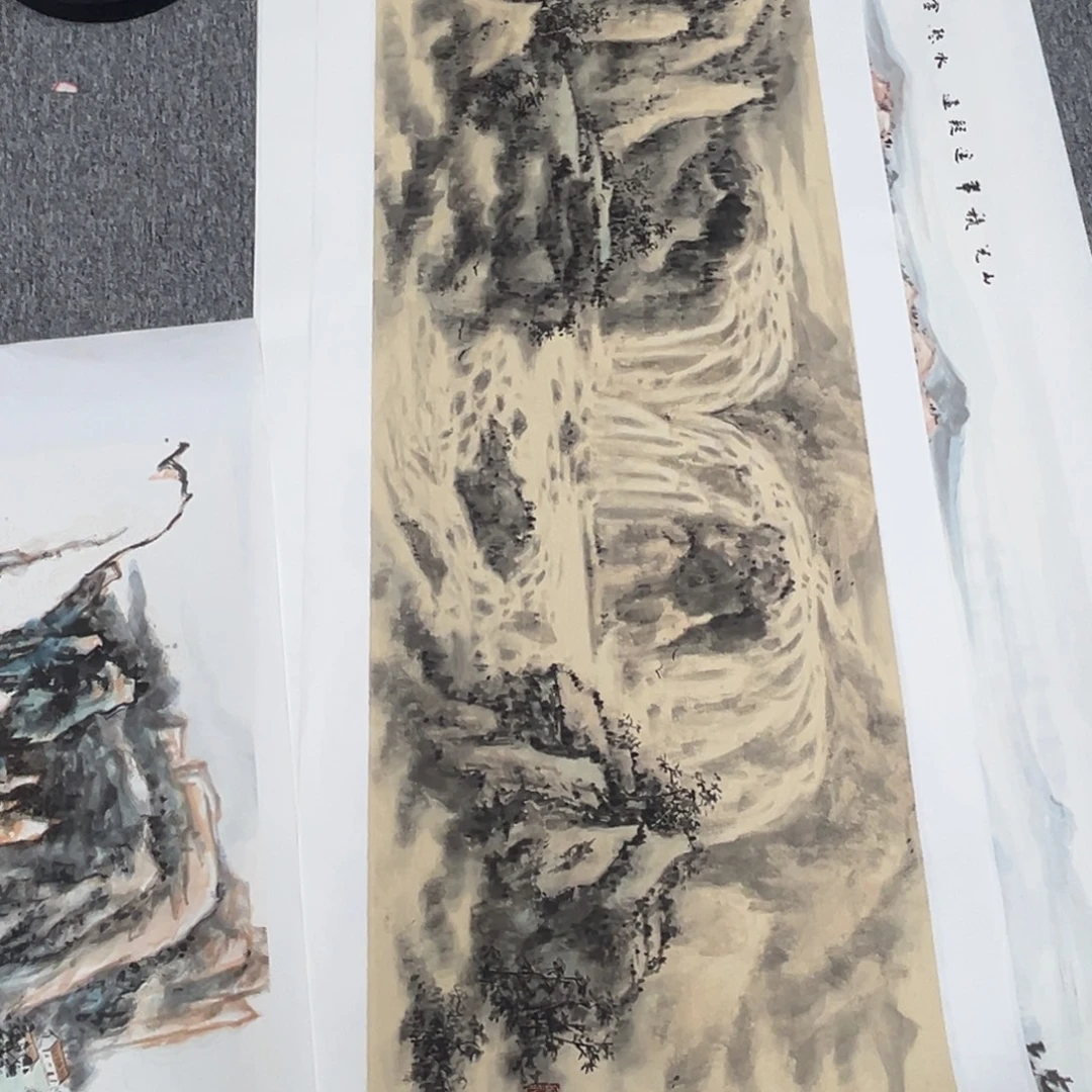 爱***艺国画绘画作品多次参加全国