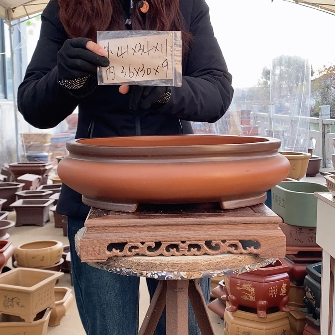 紫砂花盆紫砂花盆瑕疵