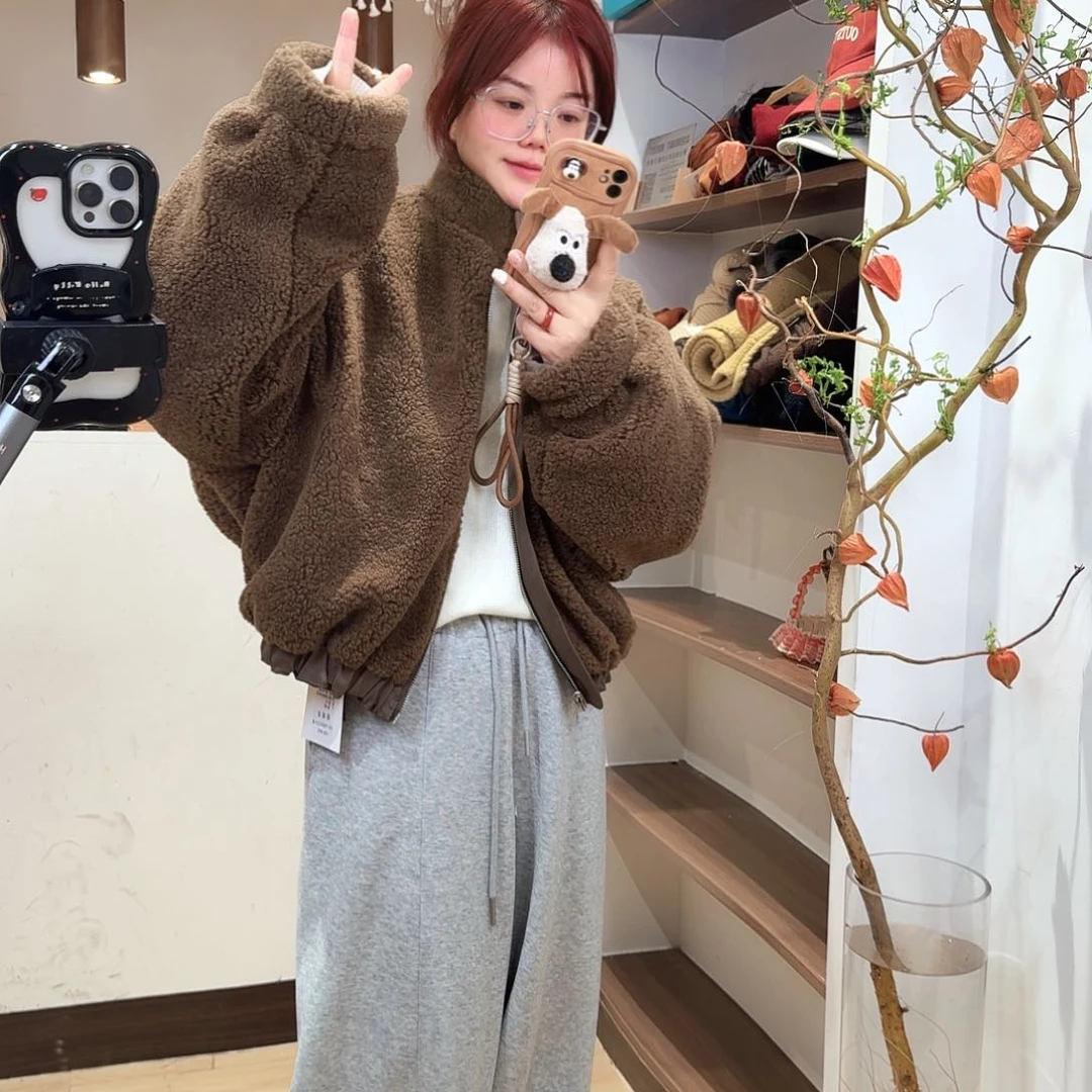 1205直播间原创两面穿外套可穿到140斤