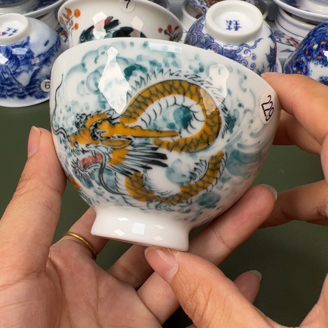 陶瓷景德镇纯手工纯手绘茶具木木229