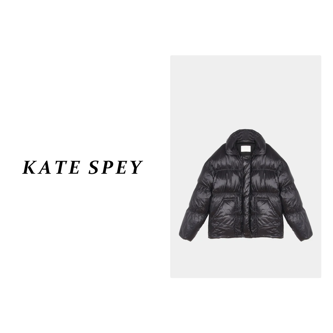 525#三色！新款羽绒服女立领翻领加厚面包服宽松外套潮