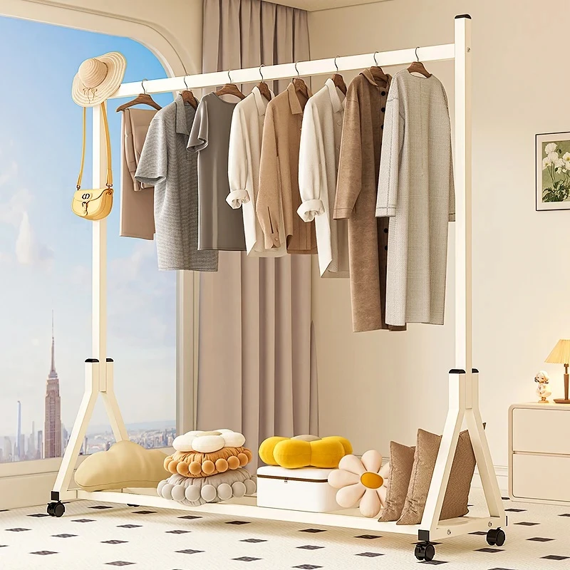 挂衣架专用落地家用简易衣帽架轻奢可移动2025租房客厅晾衣架卧室