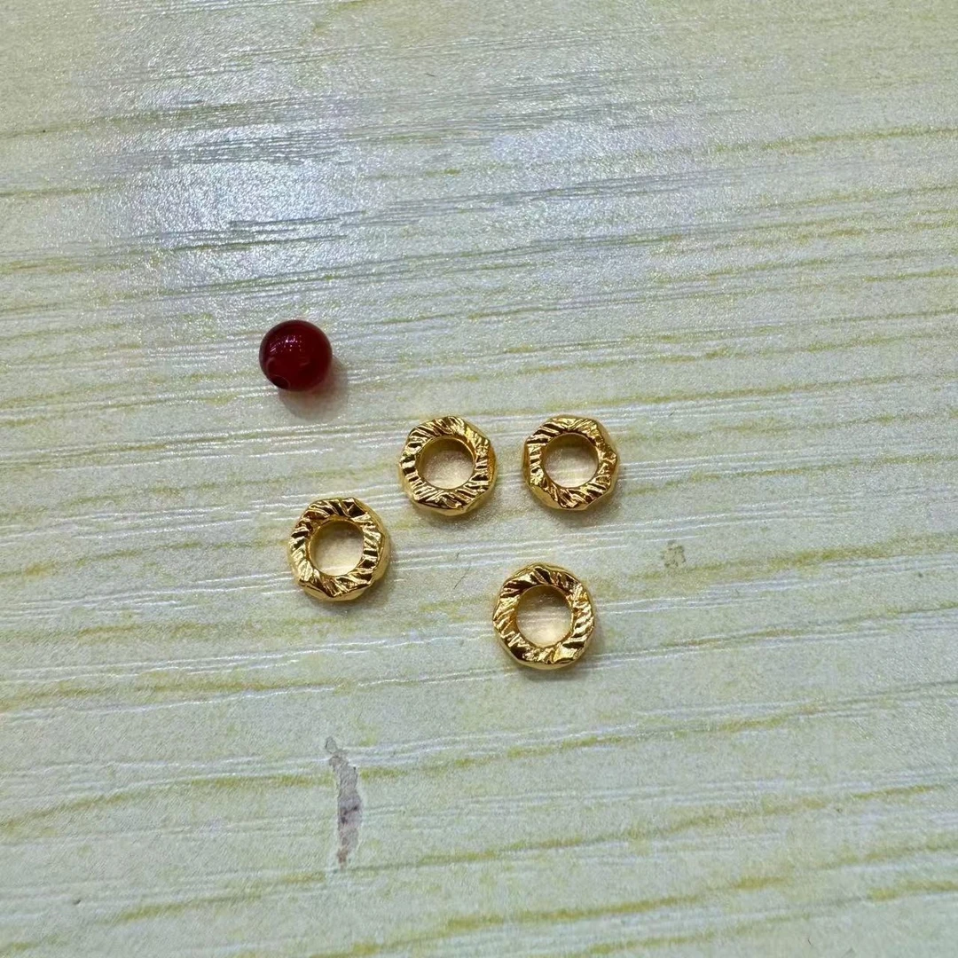 【CZ】足金玛瑙亮面盘缠小配件 多样发一个 Z24
