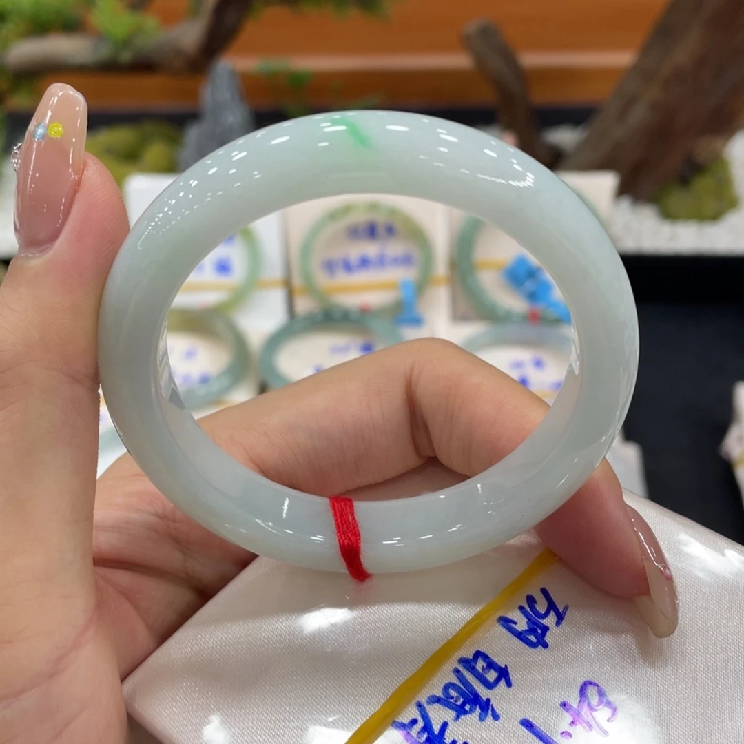 未镶嵌手镯翡翠天然缅甸翡翠A货手镯 66