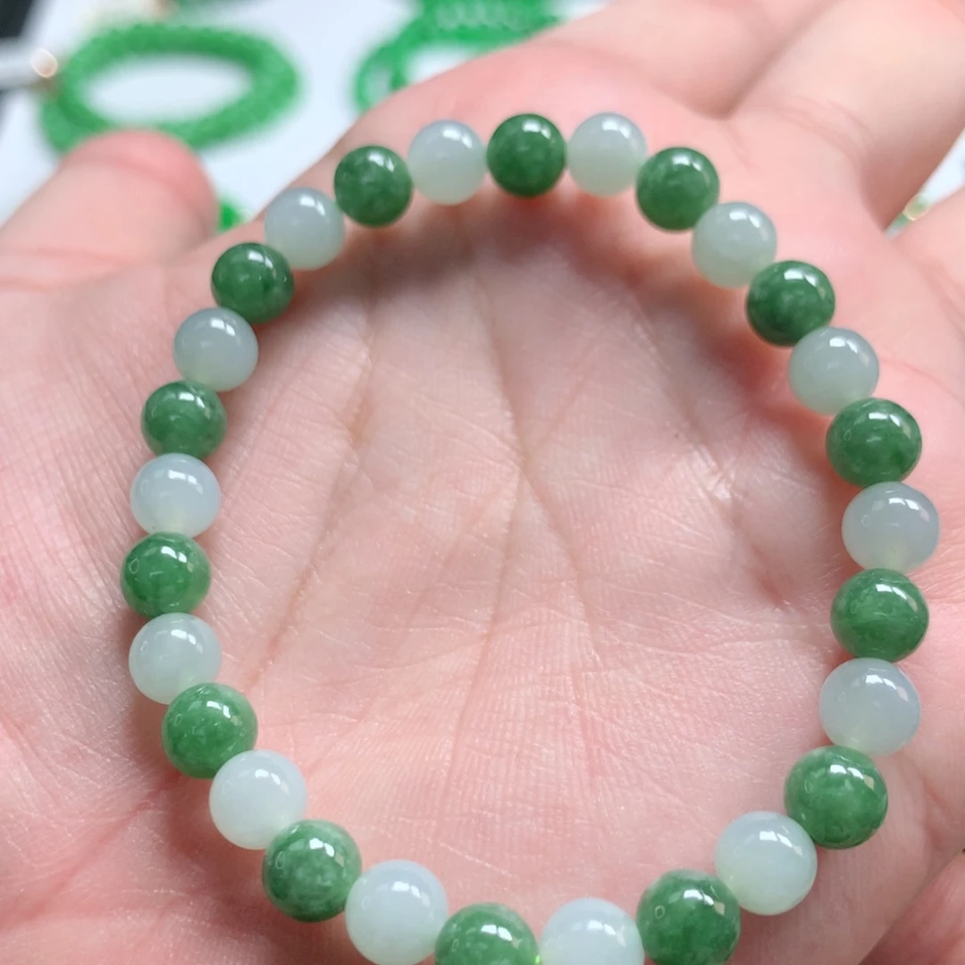翡翠未镶嵌手链翡翠