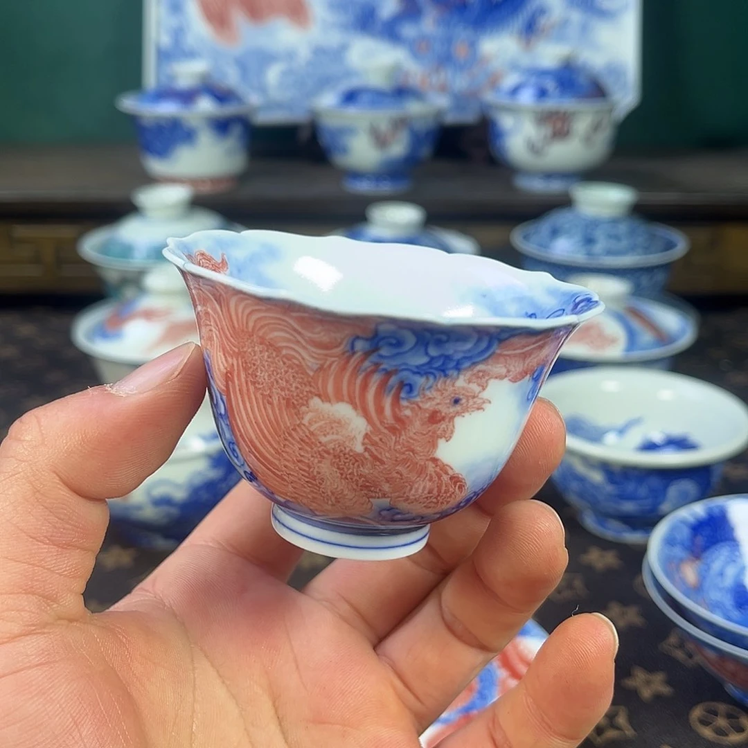 瓷片自成堂景德镇手工手绘