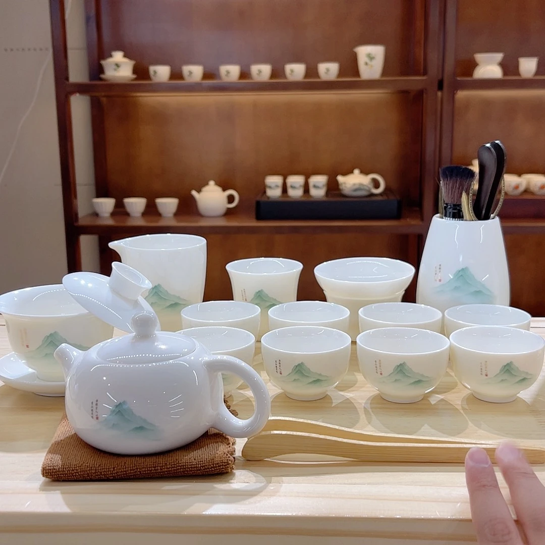 瓷片羊脂玉瓷羊脂玉瓷