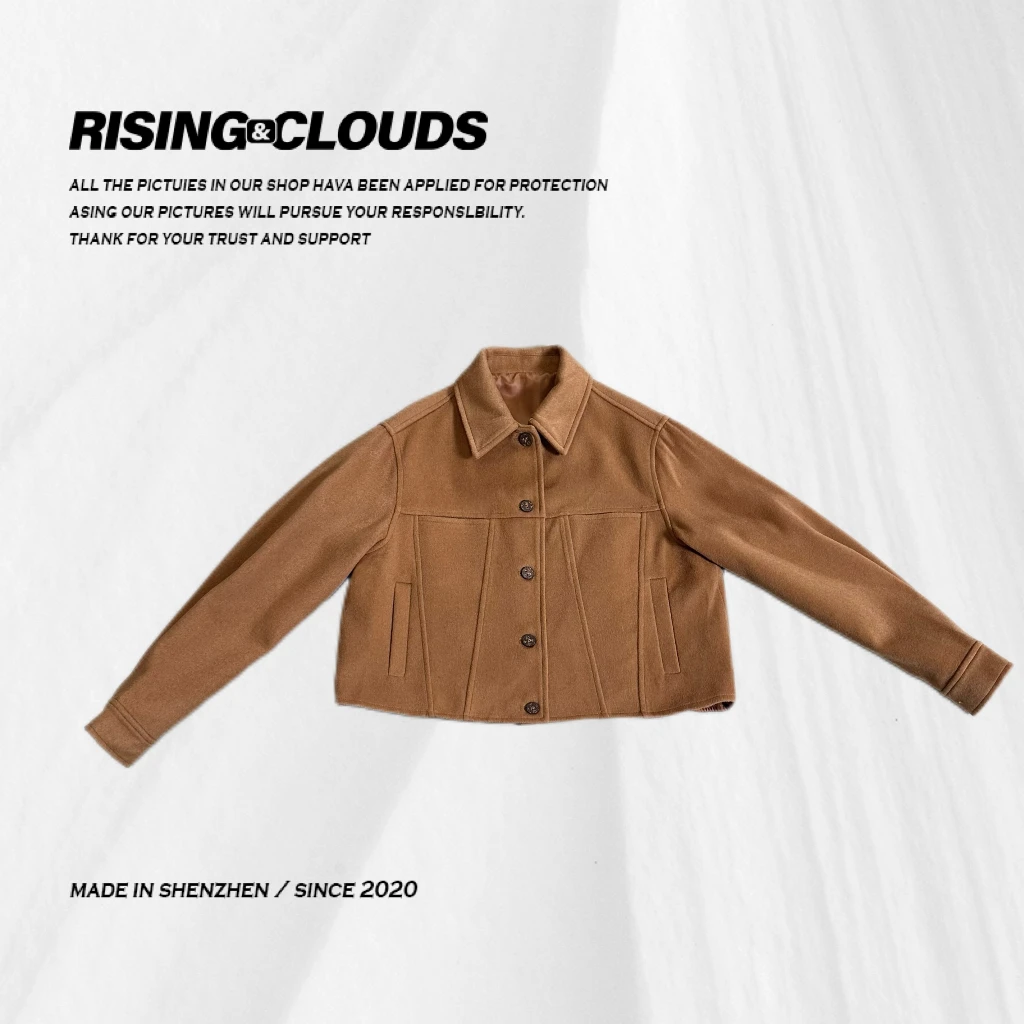 RISING&CLOUDS【小云姐】深圳南油百搭羊毛短外套090084