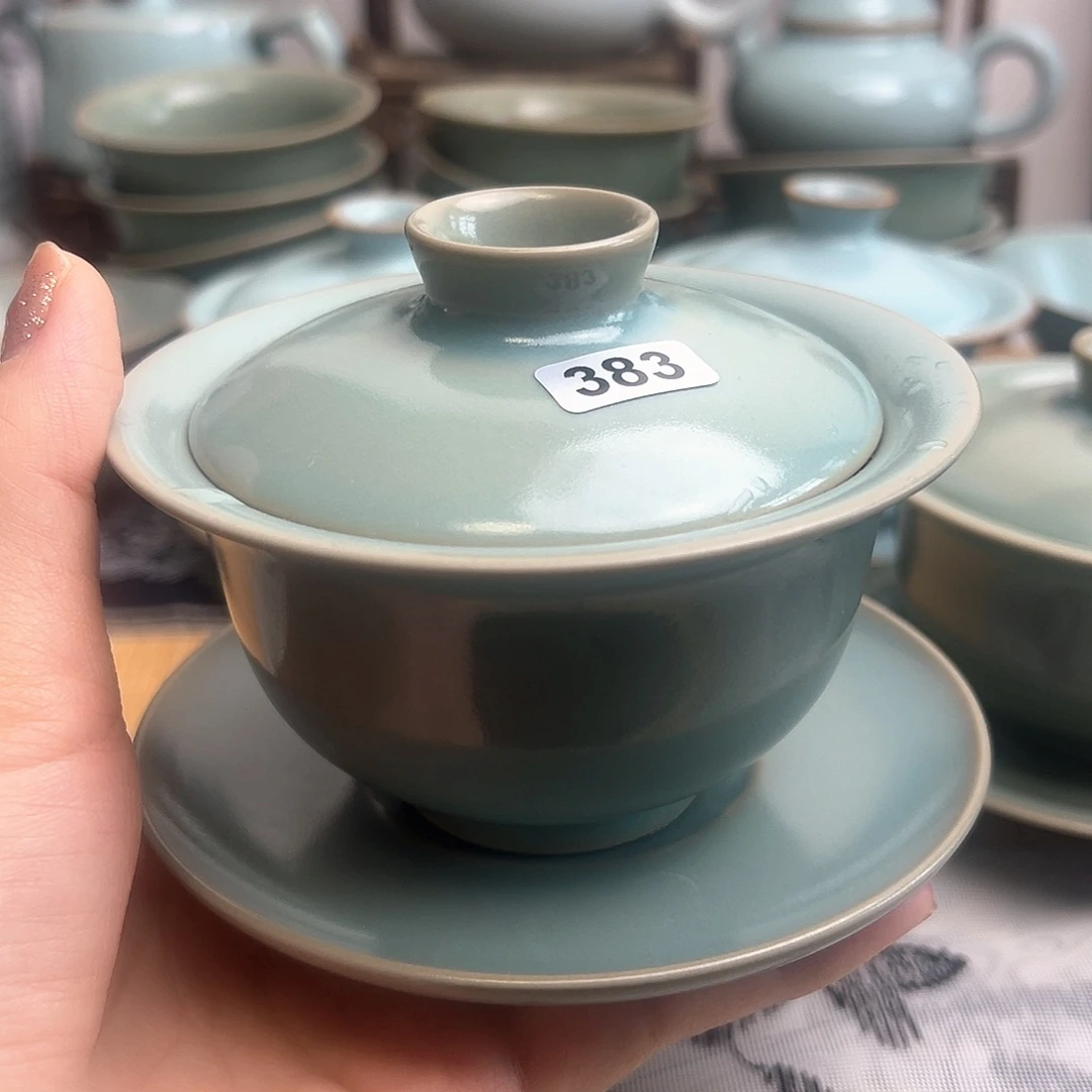 骑***跑瓷片仿古青绿釉啊啊啊啊