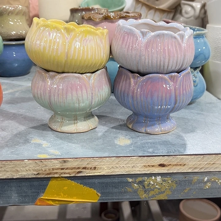 有孔！福利价陶瓷花盆全场10包邮