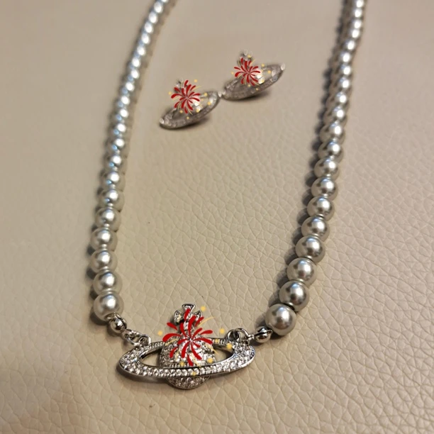 铜合金仿珍珠项链 高级时尚东太套件时尚百搭项链套