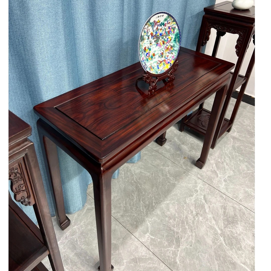 黑酸枝马蹄腿条案118*40*80