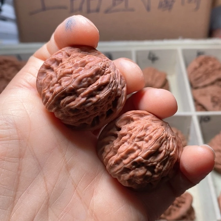 文玩核桃吊坠数****工磨盘