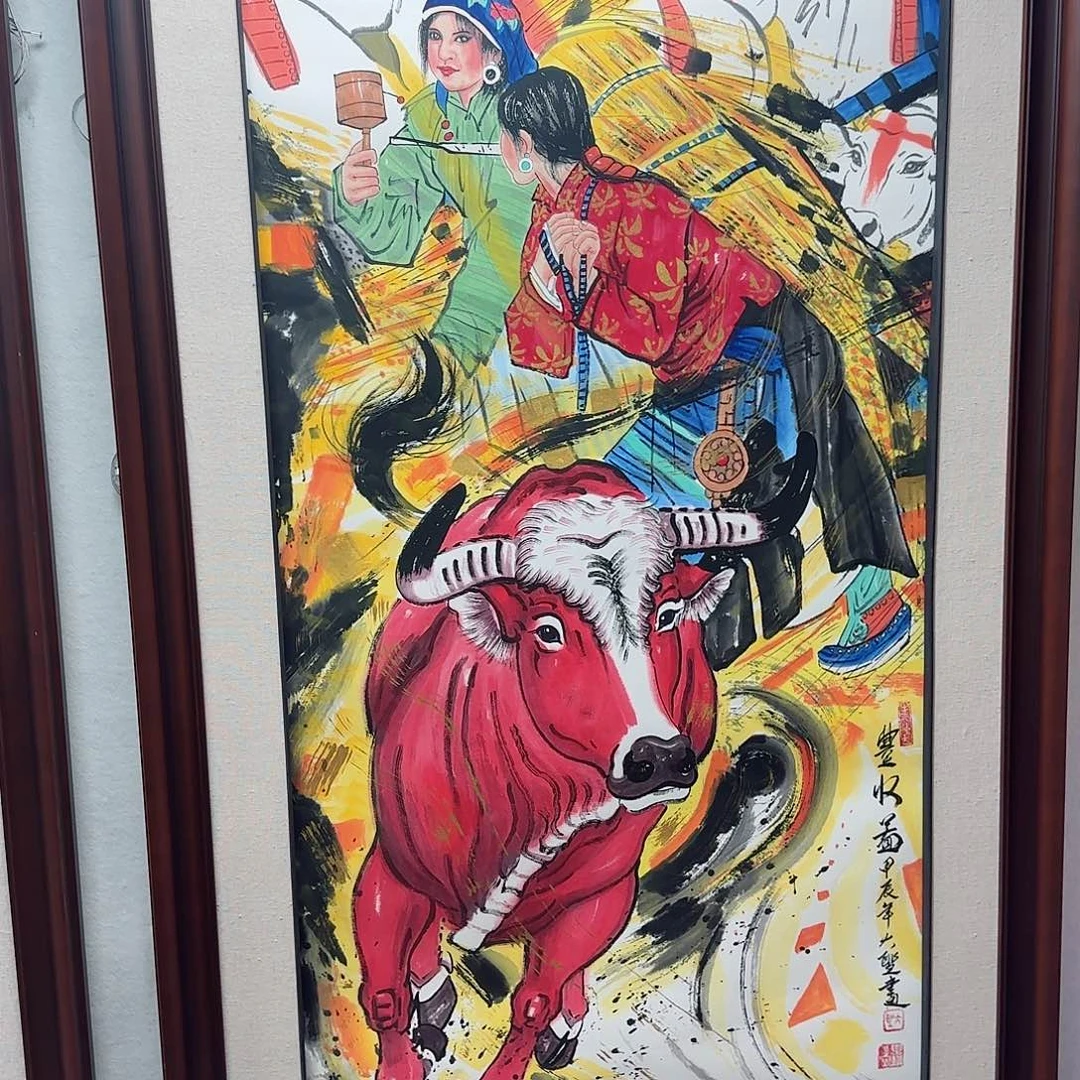 国画艺术家的作品