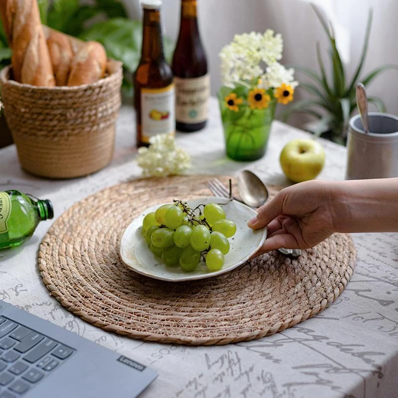 【隔热垫】草编餐垫杯垫碗垫餐厅装饰垫子西餐垫坐垫餐盘防烫家用