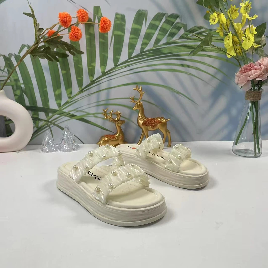 小强家女鞋 百搭舒适女凉拖鞋（H125-13-2）（HGOFSU34-CE184）