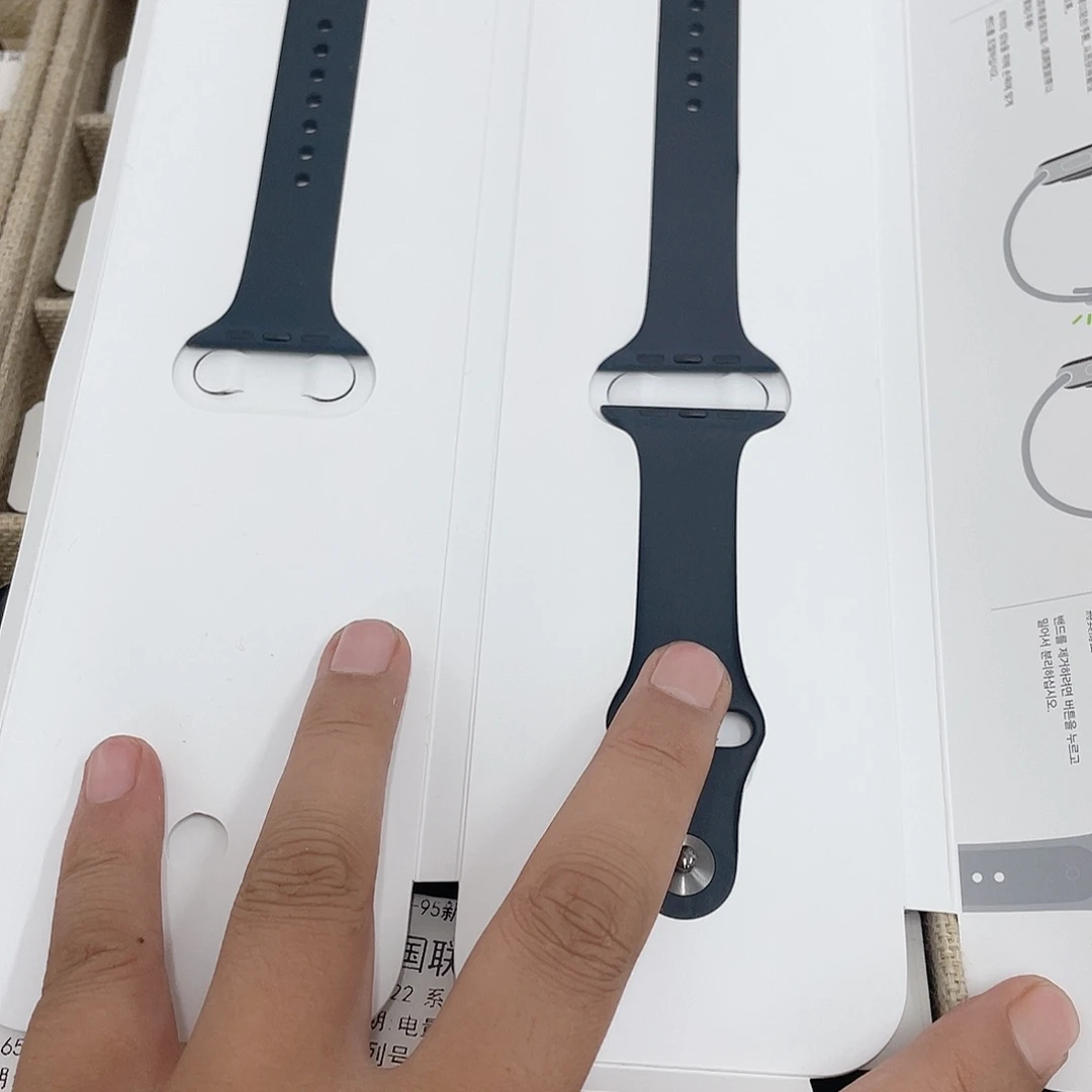 99新原装黑色硅胶表带