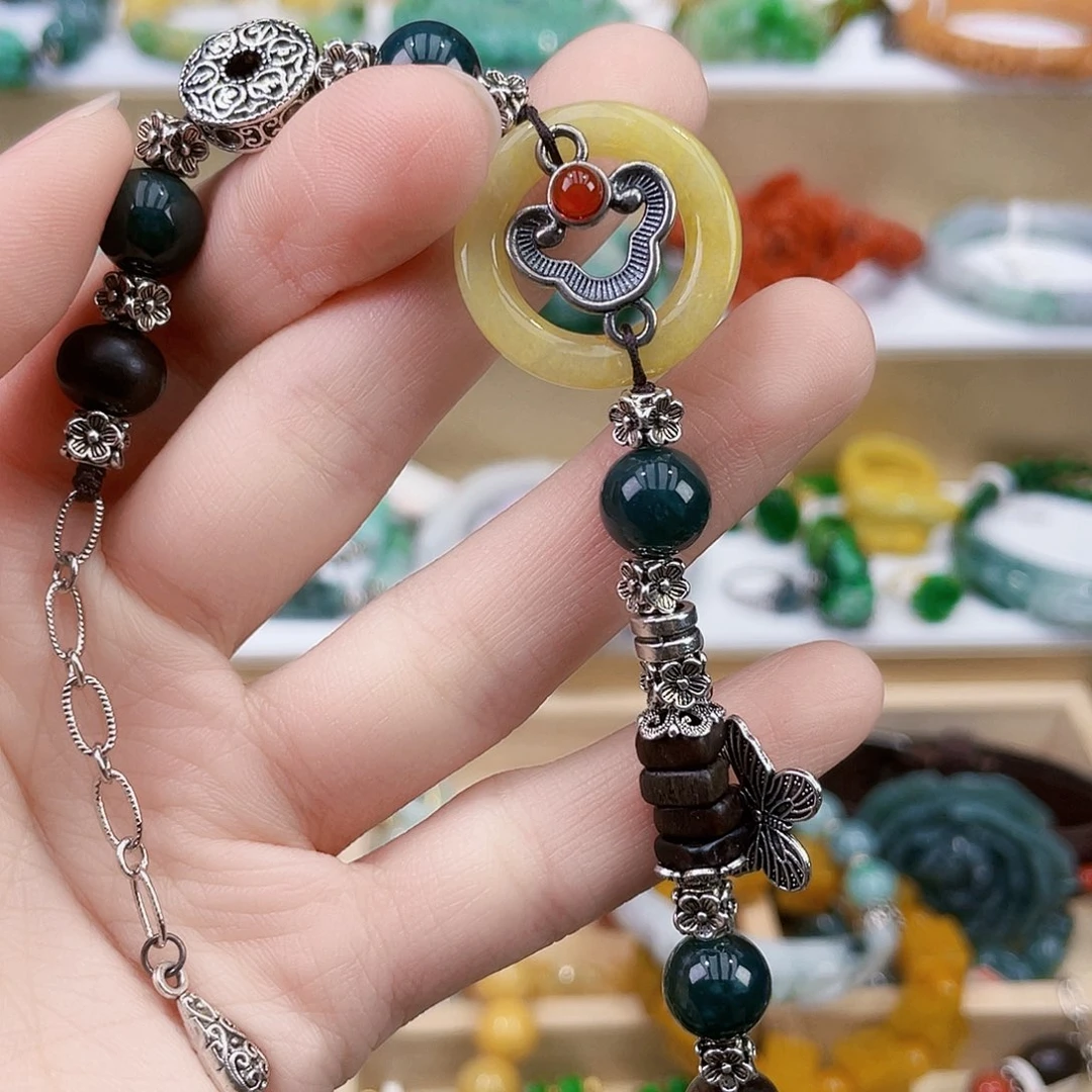 翡翠未镶嵌手链手链