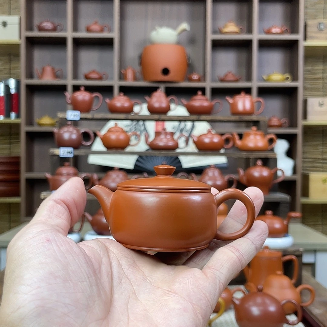 T****茶壶紫砂潮州手拉壶大口小汉瓦