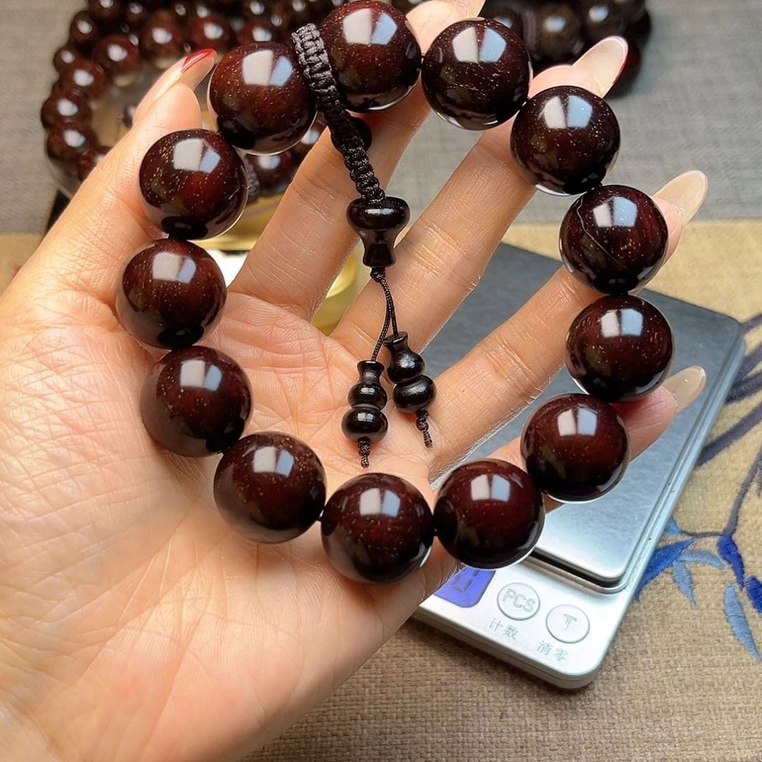 檀香紫檀（小叶紫檀）1.8 13颗满天星