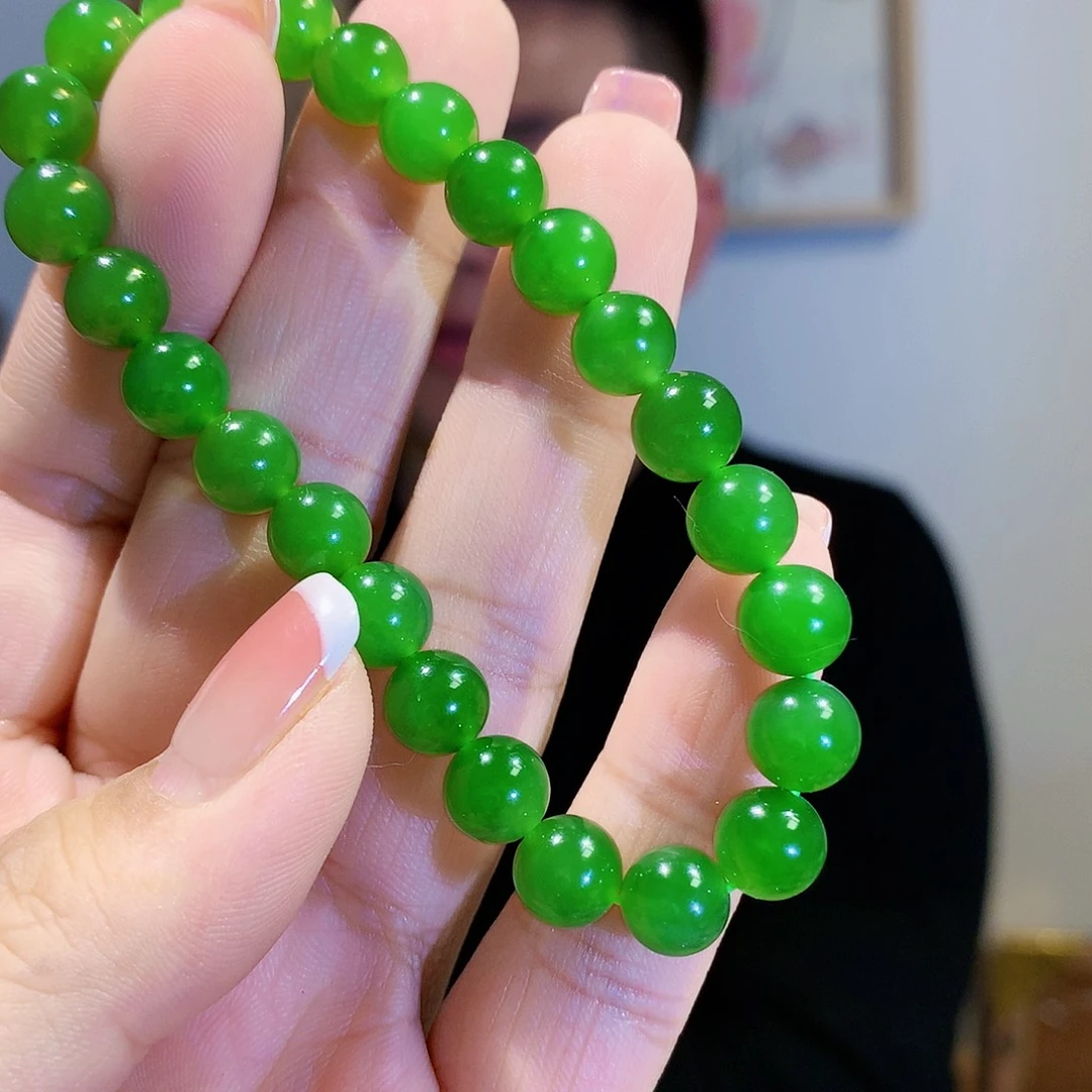 和田玉（碧玉）手链未镶嵌