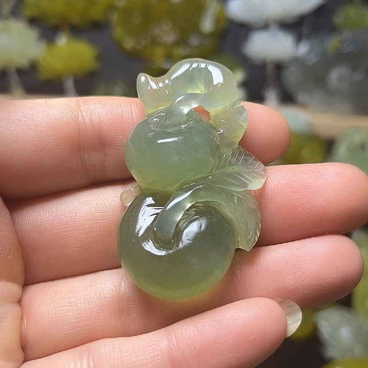 未镶嵌蛇纹石玉发饰