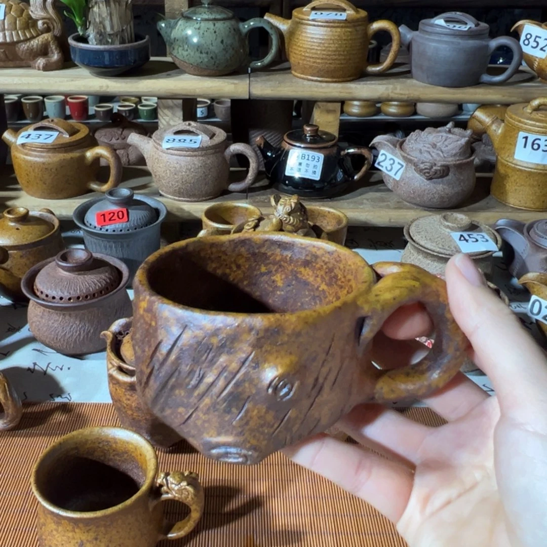 缸异型140毫升原谷粗瓷高温瓷