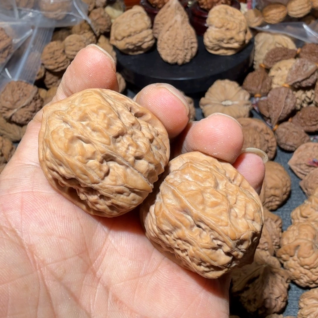 把件文玩核桃红方印37