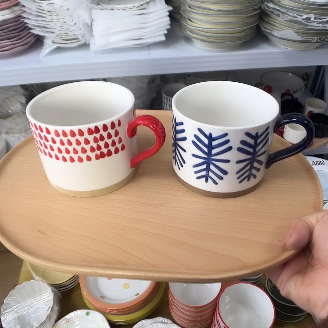 瓷片瑕疵特价陶瓷水杯