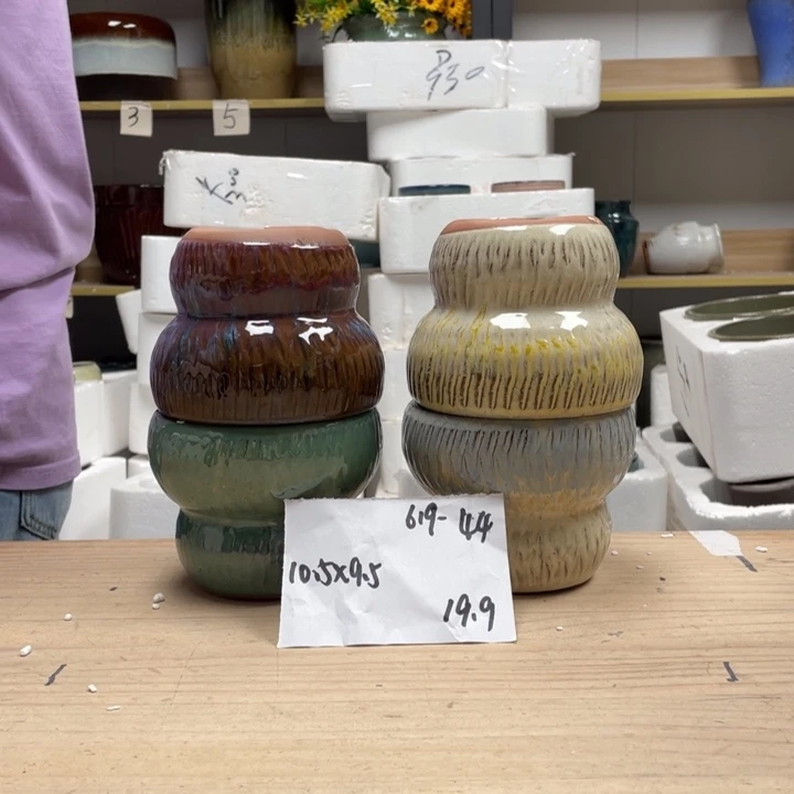 紫砂花盆多肉花盆微瑕44