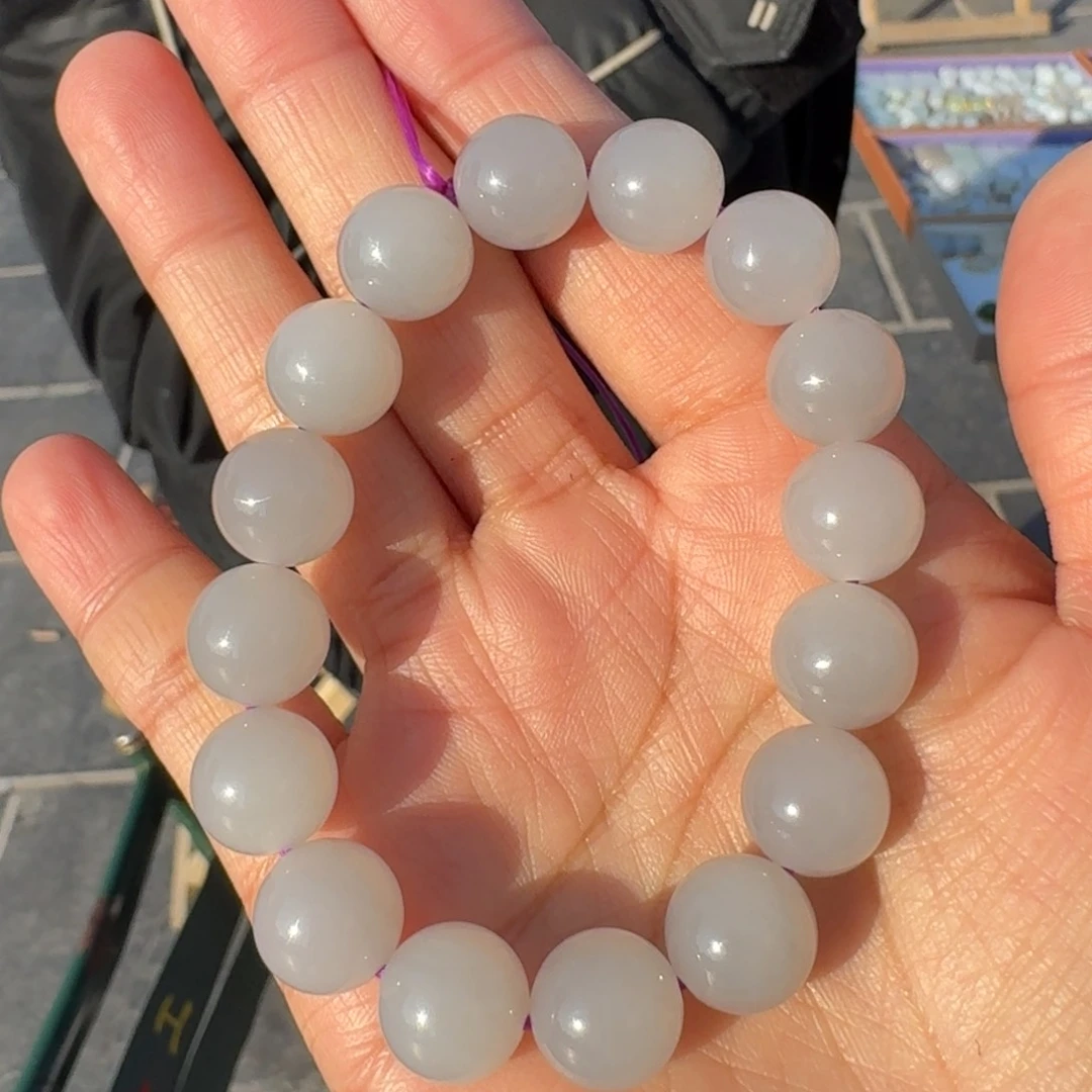 和田玉颈饰未镶嵌卡12烟紫多样性拍一发一