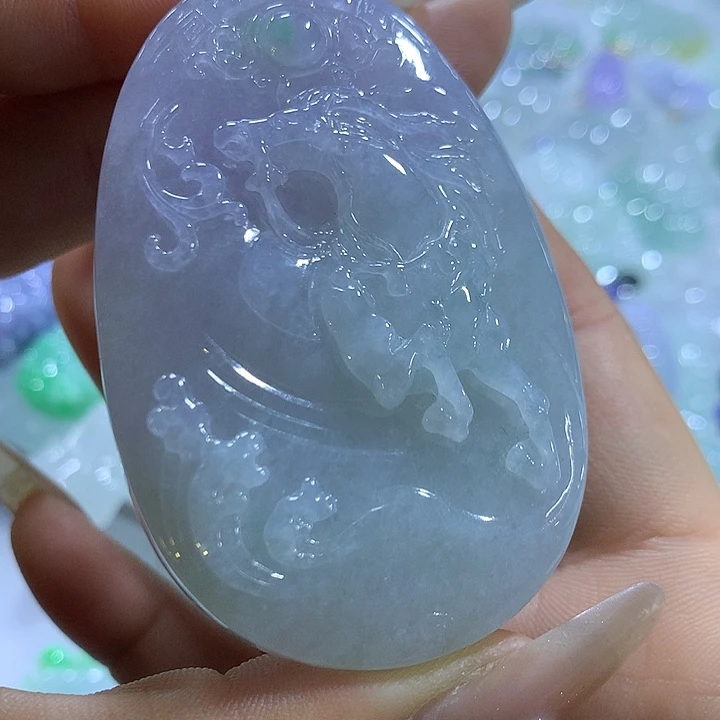 翡翠未镶嵌颈饰天然翡翠A货吊坠