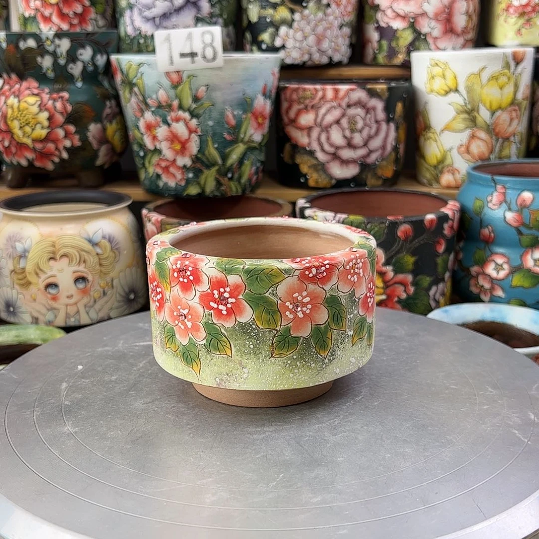 景德镇陶瓷花盆景德镇陶瓷花盆