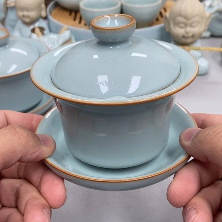 瓷越**好天青色张君老师瑕三才马蹄