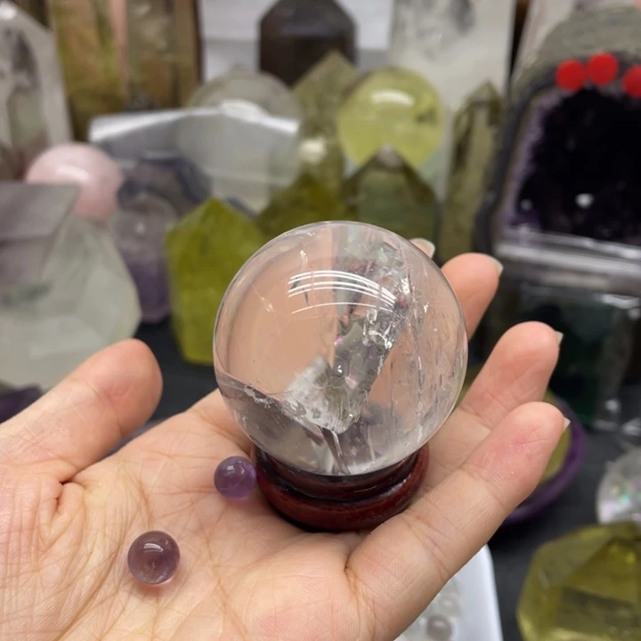 ****y水晶珠宝半成品未镶嵌白爆彩14