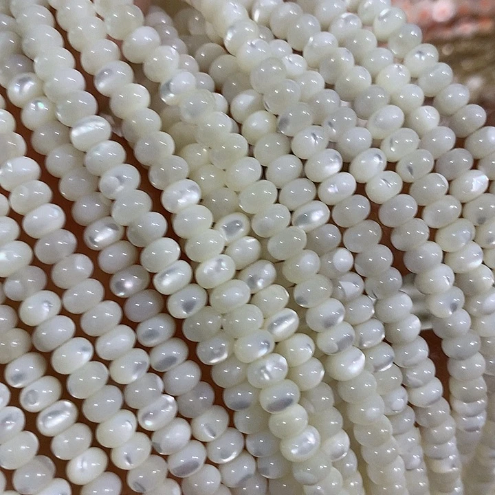 一条马蹄螺6mm算盘珠